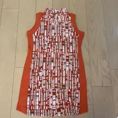 Heal creakノースリーブワンピース　オレンジ　未使用品