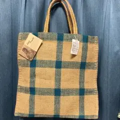 麻　トートバッグ