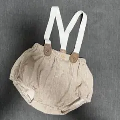 バースデイ　コトリ　サスペンダー付きロンパース