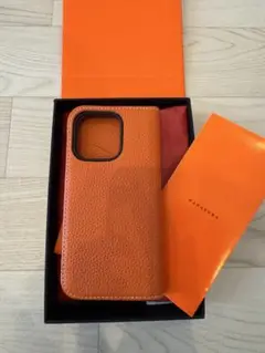 最終値下！!新品！HANATORA iPhone15 Pro 手帳型ベルト式本革