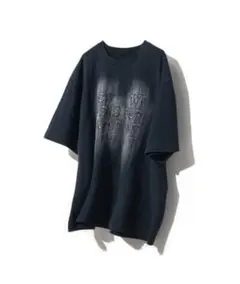 【JUAN HOMME 】ブラッシュ ファディング ハーフ スリーブ Tシャツ