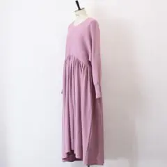 カレンソロジー レディース ニット セーター ロング ワンピース ピンク系 F