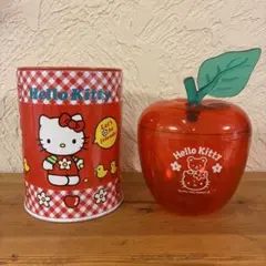 【平成レトロ、レア】ハローキティ 貯金箱　小物入れ　2個セット