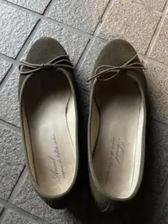 美品ANNIEL イタリア製　グリッター ラメ バレーシューズ36 23cm Pauline -Lace glitter Silver レースグリッター シルバー