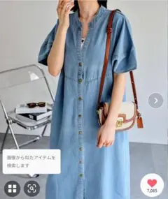 【新品】sakishimatokyo 半袖デニムワンピ
