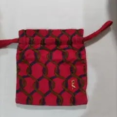 ロベルタの赤い巾着袋