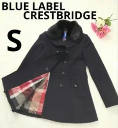 美品✨BLUE LABEL CRESTBRIDGE ラビットファー Pコート