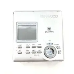 1383【通電確認】KENWOOD ケンウッド　MD ポータブル DMCーL7R オンラインテレビ・オーディオ・カメラ - 1383【通電確認