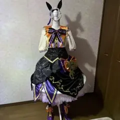 ウマ娘 ライスシャワー ハロウィン勝負服 コスプレフルセット+ウィッグ・パニエ付