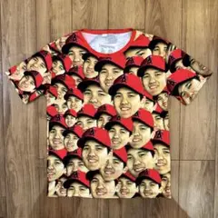 本物 大谷翔平 エンゼルス フェイス Tシャツ 顔だらけ XL 正規品 Amazon.co.jp: 大谷翔平 Tシャツ 顔だらけ ユニフォーム 正規品