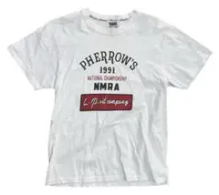 Pherrow's グラフィックプリント フロントロゴ アメカジ tシャツ 38