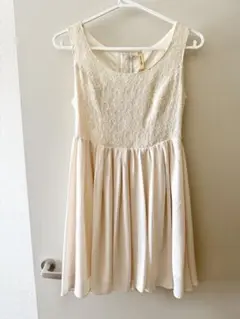 未使用 Royal party フラワー レース シフォン ミニワンピース 花柄