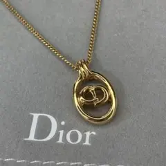 極美品 Dior クリスチャンディオール ゴールド ヴィンテージ ネックレス