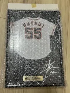 松井秀喜 ミニチュアユニフォーム 55 サイン入り　　カードセット未使用品
