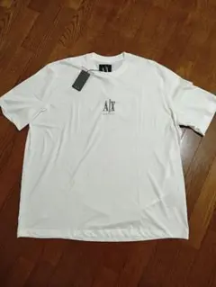 即発送 新品 アルマーニ エクスチェンジ 半袖 Tシャツ XXL 白 ホワイト