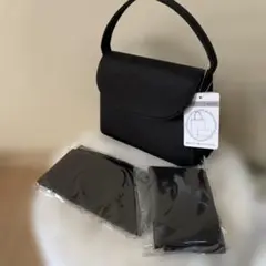 ブラックフォーマルバッグ サブバッグ付き　ふくさ　サブバッグ