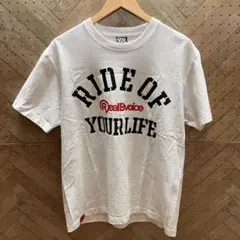 Real Bvoice ホワイト Tシャツ M