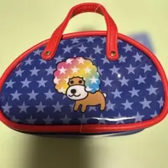 アフロ犬 ポーチ 平成レトロ
