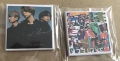 NEWS ジョイポリス JOYPOLICE スクエア缶バッジ 音楽 三銃士
