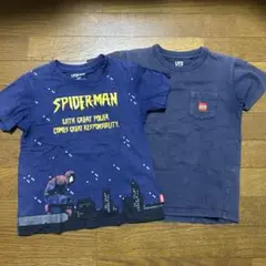 UNIQLO Tシャツ 120cm スパイダーマン　LEGO