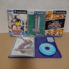 ゲームキューブ ソフト5本 ナルト、マリオテニス、大乱闘スマッシュブラザーズ、他