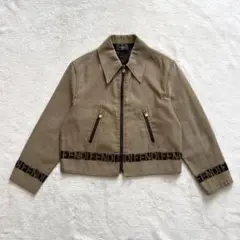 FENDI フェンディ ロゴ ライン ブルゾン スイングトップ