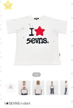I★SEVNS t-shirt / who28 /sevns Lサイズ