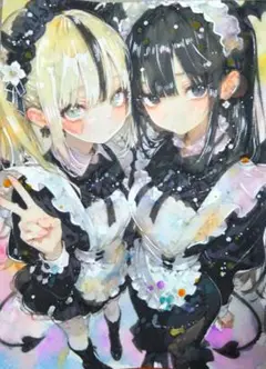 手描きイラスト　アナログイラスト　デジタルイラスト