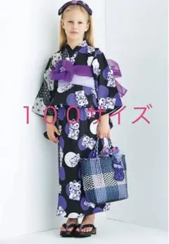 アナスイミニ 浴衣 招き猫 100cm 100サイズ ANNA SUI MINI