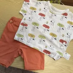 UNIQLO スヌーピー柄 ベビーパジャマ 80