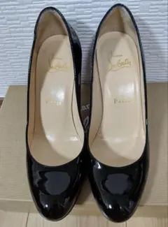 【本日のみの価格】ルブタン SIMPLE　PUMP　85　PATENT　CALF