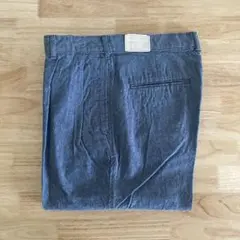 希少　デッドストック　USA製80's シャンブレー　2タック　パンツ　w29