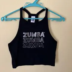 ZUMBA クロップトップ 黒