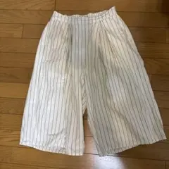 ホワイトストライプ ハーフパンツ