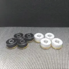 白 ＃60 黒 ＃50 ミシン 糸 小分け ボビン 巻 １巻X8個のお値段です