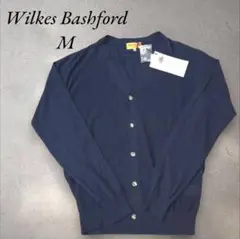 Wilkes Bashford ネイビー カーディガン M
