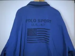 90s POLO SPORT スイングトップ XXL 星条旗 ステンシル