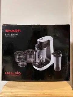 シャープ HEALSIO 真空ブレンダー レッド EM-SB1A シャープ ヘルシオ 真空ブレンダー EM-SB1Aをレビュー！クチコミ