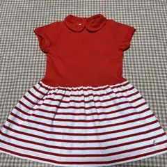 プチバトー　ワンピース　ボーダー　104