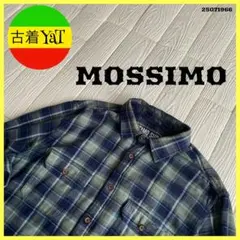 MOSSIMO チェックネルシャツUS古着アメカジ好配色グリーンヴィンテージ