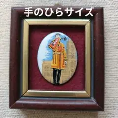 イギリス　ミニチュア　アンティーク　琺瑯　エナメルアート ビクトリアン兵士