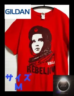 ＃75【USA古着】GILDAN　ギルダン　プリントTシャツ　赤色　大人気