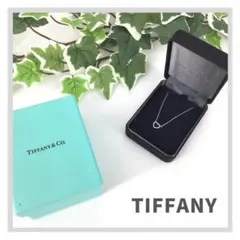 Tiffany ティファニー メトロハート ダイヤペンダント K18 ネックレス