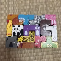 こどもちゃれんじ　かずのつみあげサーカス 動物ブロック　知育玩具