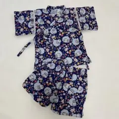ドラえもん 花柄甚平 90サイズ