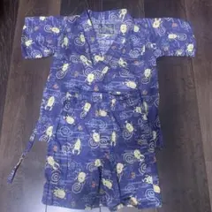 甚平 男の子 110 カブトムシ ネイビー