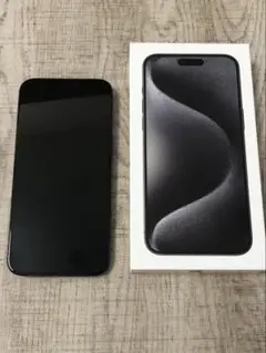 【傷あり】Apple iPhone 15 Pro Max スペースブラック 本体