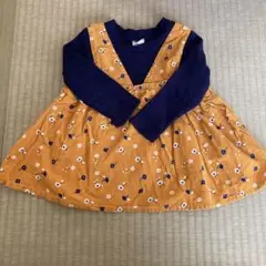 SIMPLE FREE 花柄ワンピース 100cm