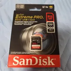 新品SanDisk Extreme PRO 512GB SDXCカード