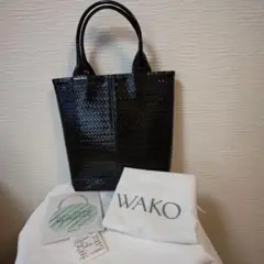 銀座和光 パテントレザー ハンドバック 美品